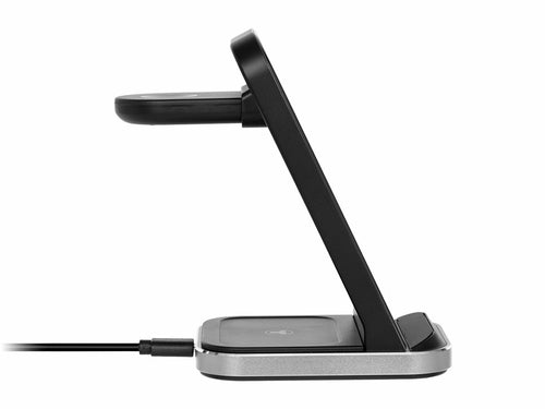 3 in 1 Wireless Charging Station for iPhone, Apple Watch, AirPods - Monoprice Quick Charge 3.0, USB, Indoor