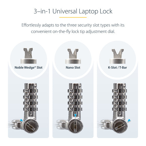 StarTech.com UNIVC4D-LAPTOP-LOCK cable lock