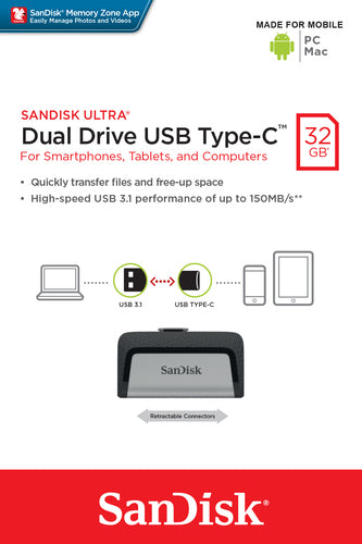 SanDisk Ultra Dual Drive USB Type-C USB flash drive