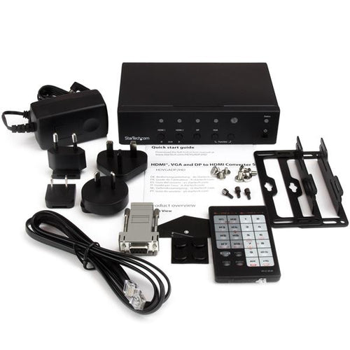 StarTech.com HDVGADP2HD 4K HDMI/VGA/DisplayPort Videoswitch - Multi-Input Konverter