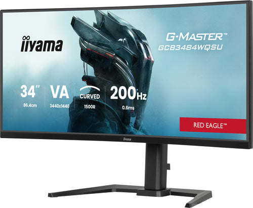 iiyama G-MASTER GCB3484WQSU-B2 34IN PRO-GAMING 0.4MS VA LCD 3440X144 computer monitor