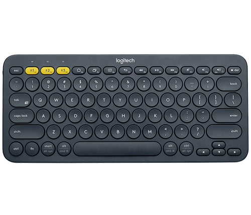 Logitech K380 Mini Wireless Bluetooth Keyboard QWERTY Graphite