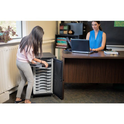 Kensington K64415NA Schrank für tragbare Geräte – Schwarz – Laptop- & Tablet-Aufbewahrung