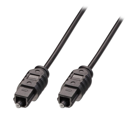 TosLink SPDIF Digital Optical Audio Cable 0.5m Male to Male Black