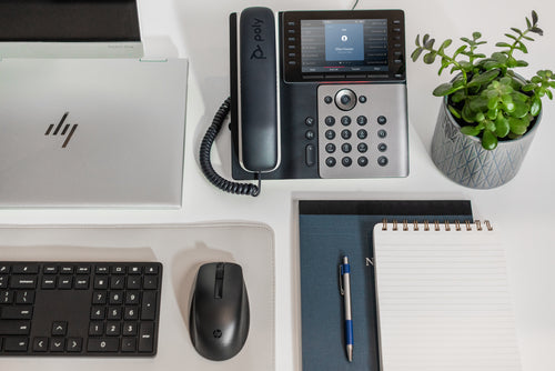 HP Poly Edge E500 and PoE-enabled IP phone