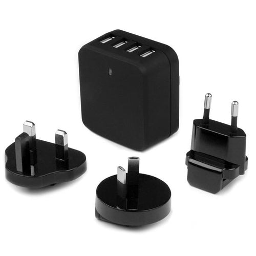 StarTech.com USB4PACBK mobile device charger