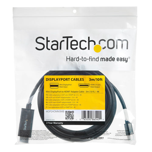 StarTech.com MDP2HDMM3MB video cable adapter