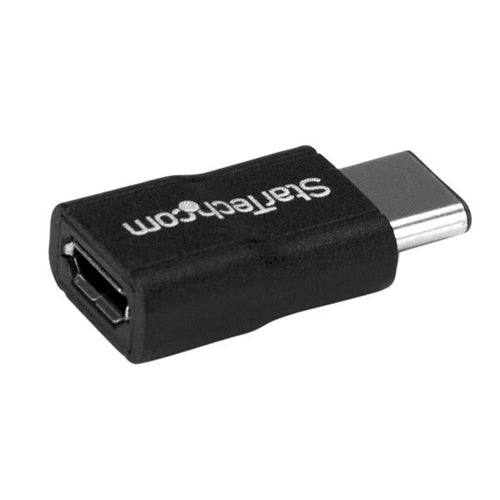 StarTech USB-C-auf-Micro-USB-Adapter – USB 2.0 – Schwarz – Datenübertragung und Laden