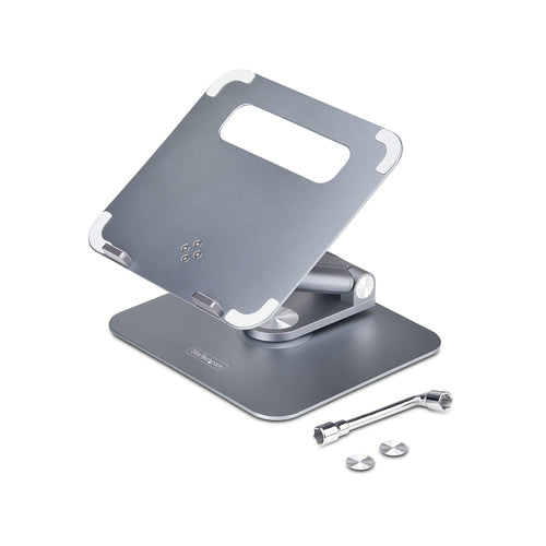 Telescopic Laptop Stand Adjustable Height Aluminum Portable 360° Swivel