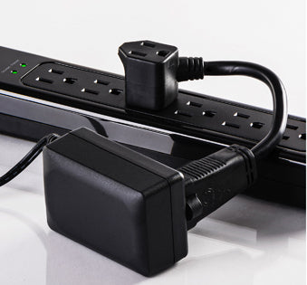 CyberPower GC201 Power Extension - 0.152m, 2 AC Outlets, Indoor, Black