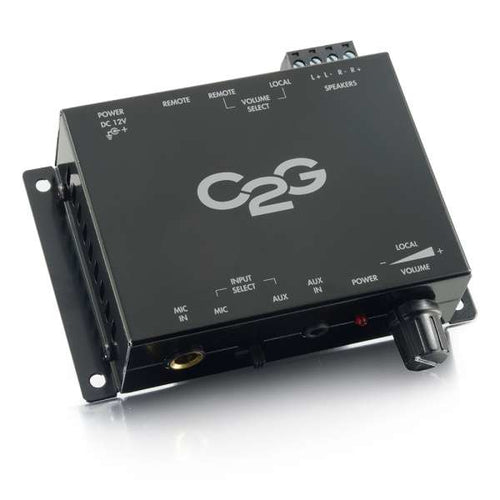 C2G Audioverstärker 15W Klasse D 3,5mm Ausgang Kompaktes Design