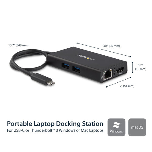 StarTech.com DKT30CHPD laptop dock/port replicator