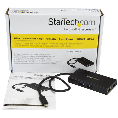 StarTech.com DKT30CHPD laptop dock/port replicator
