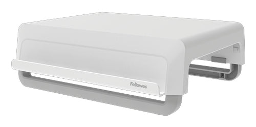 Fellowes Breyta Monitorständer - Verstellbares weißes Design, freistehend, 15 kg Tragkraft