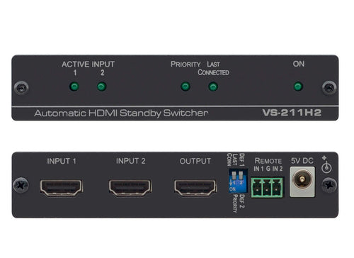 HDMI Video Switch 2x1 Kramer Electronics VS-211H2 17.82 Gbit/s