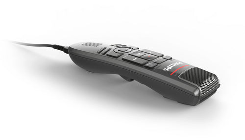 Philips SpeechMike Premium Touch USB Wired Microphone - Unidirectional, Black