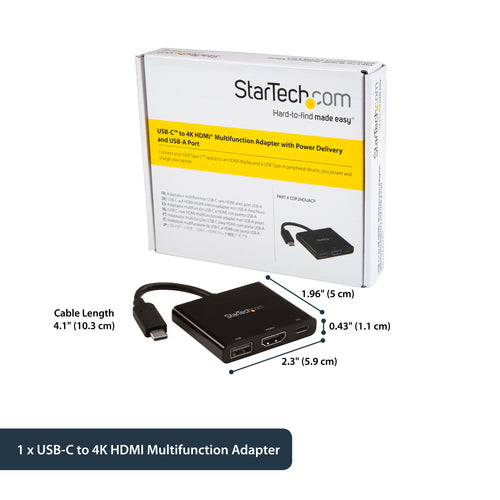 StarTech.com CDP2HDUACP laptop dock/port replicator