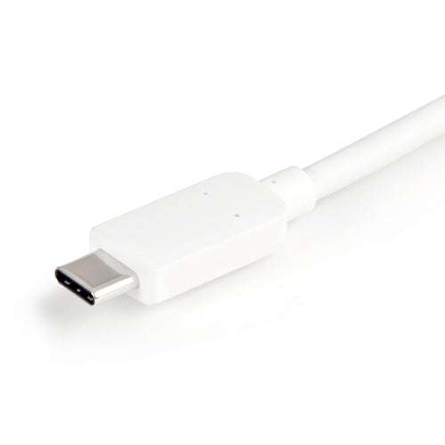 StarTech.com CDP2HDUACPW USB-C Multiport Adapter – 60W Power Delivery, 4K HDMI, USB 3.0 – Weiß