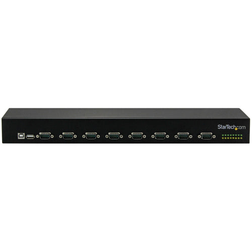 8-Port USB-auf-Seriell-Adapter-Hub StarTech.com USB 2.0 Schwarz Aluminium