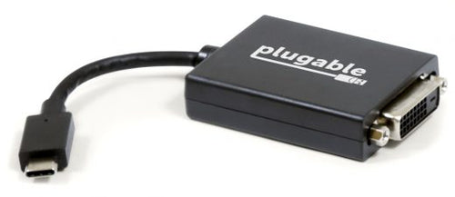 USB-C-auf-DVI-Adapter – Plugable Technologies 1920x1200 Treiberlose Verbindung für Mac und Windows