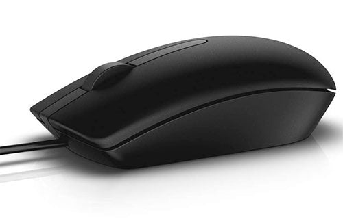 DELL MS116 Beidhändige Optische Maus - 1000 DPI - USB Typ-A - Schwarz