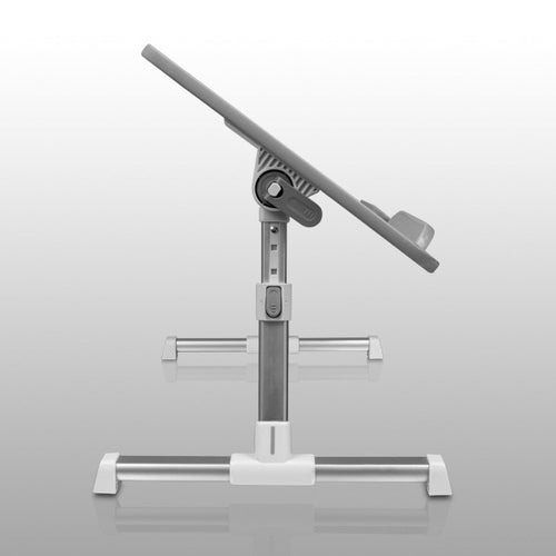 Aluratek Laptop Stand Adjustable Angle Silver Aluminum 520mm