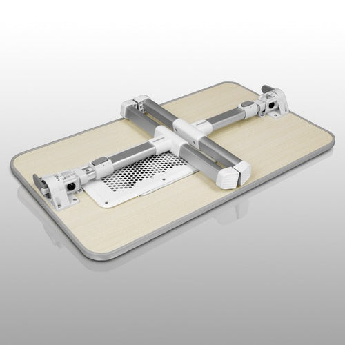 Aluratek Laptop Stand Adjustable Angle Silver Aluminum 520mm