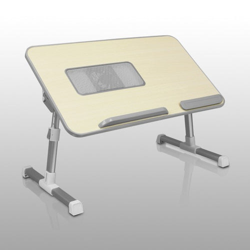 Aluratek Laptop Stand Adjustable Angle Silver Aluminum 520mm