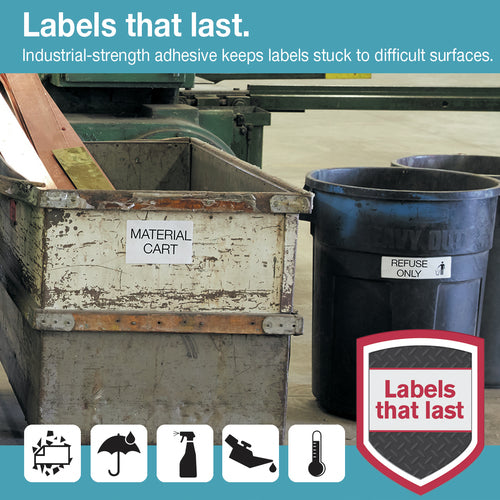 DYMO LW - LW Durable Labels - 59 x 190 mm - 1933087