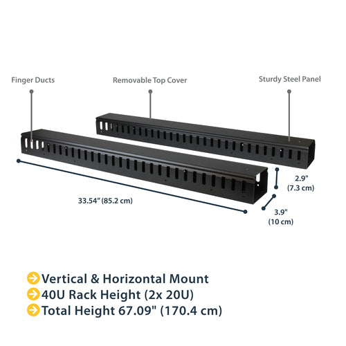 StarTech.com CMVER40UF rack accessory