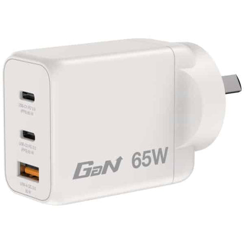 Verbatim 65W 3-Port GaN Wall Charger