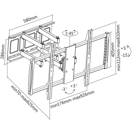 Manhattan 461221 monitor mount / stand