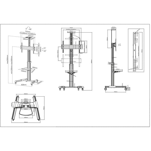 Manhattan 461245 monitor mount / stand