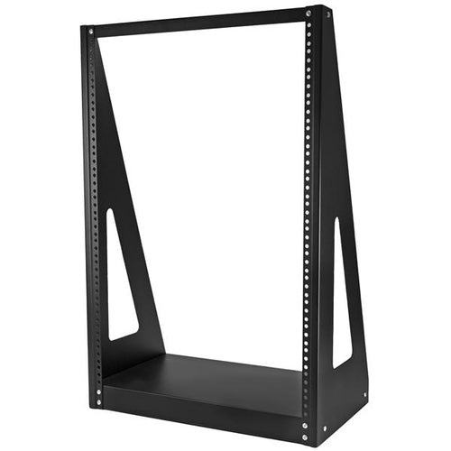 16U Heavy-Duty Desktop-Serverschrank Schwarz 19 Zoll Open Frame Netzwerk-Rack