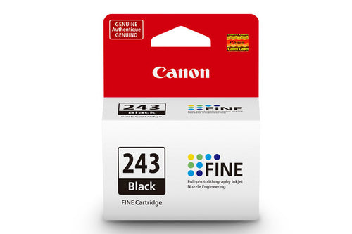 Canon PG-243 Schwarze Tintenpatrone – Pigmenttinte für Canon Drucker