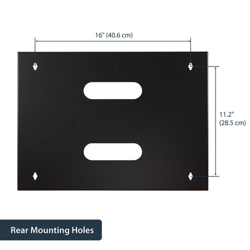 Wall Mount Rack StarTech.com WALLMOUNT8 8U Low Profile 14 Inches 80 lbs Capacity