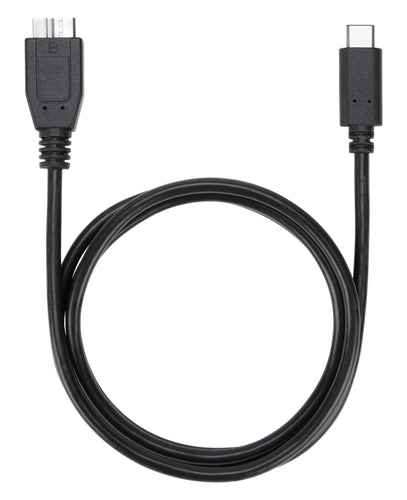 Targus ACC925USX USB C auf Micro-USB B Kabel – 1m, Stecker/Stecker, Schwarz