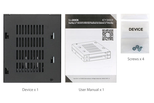 Icy Dock MB522SP-B storage drive docking station