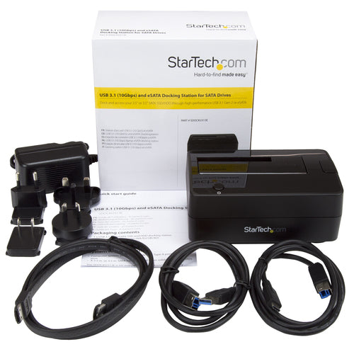 StarTech.com SDOCKU313E storage drive docking station