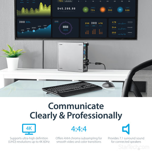 StarTech.com DP2HD4K60S video cable adapter