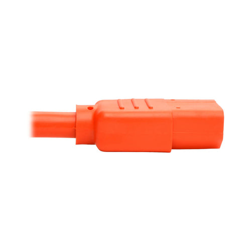 Power Cable C13 to C14 Tripp Lite 10A 250V 6ft SJT Orange