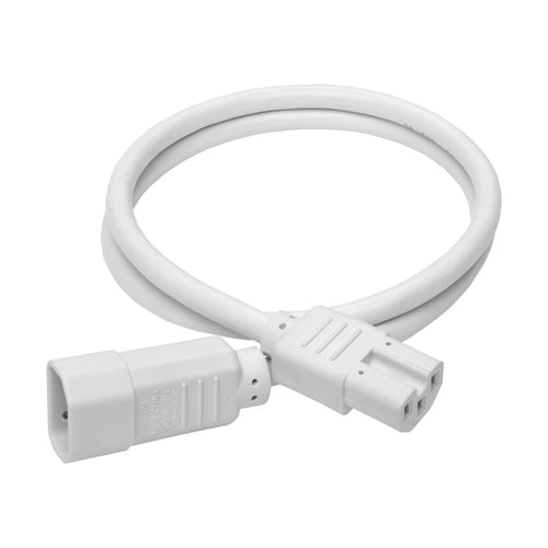 Power Cable Tripp Lite P018-003-AWH 15A 250V 3ft C14 to C15