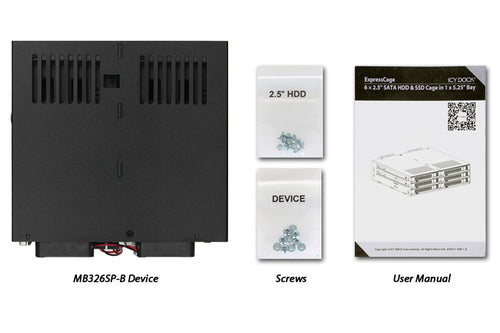 Icy Dock MB326SP-B Festplatten-Array