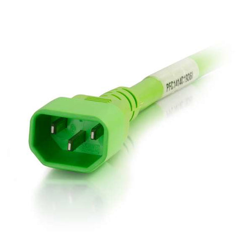 C2G 1,2 m Netzkabel C14 auf C13 SJT 250 V 10 A