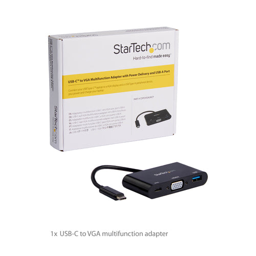 StarTech.com CDP2VGAUACP laptop dock/port replicator