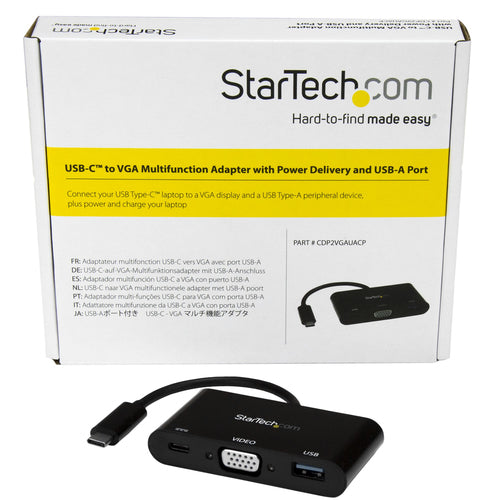 StarTech.com CDP2VGAUACP laptop dock/port replicator