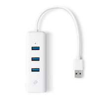 TP-Link UE330 Wired Laptop Docking Station USB 3.2 Type-A RJ-45 1Gbps White