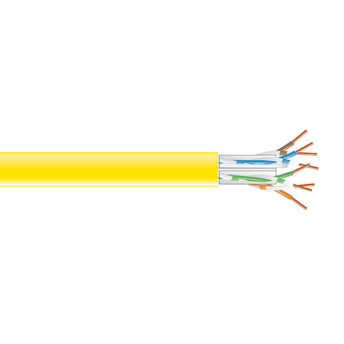 Cat6a Networking Cable Black Box 304.8m Yellow High-Speed