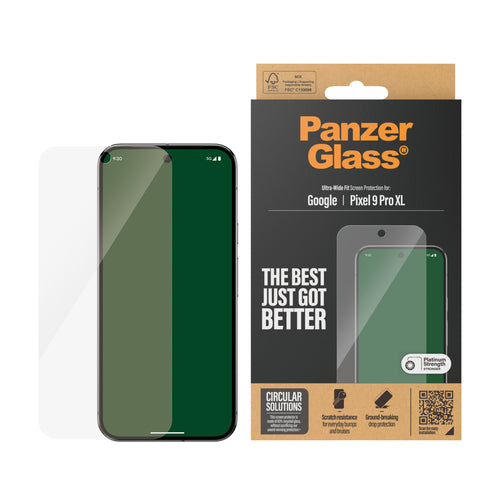 PanzerGlass ® Screen Protector Google Pixel 9 Pro XL | Ultra-Wide Fit