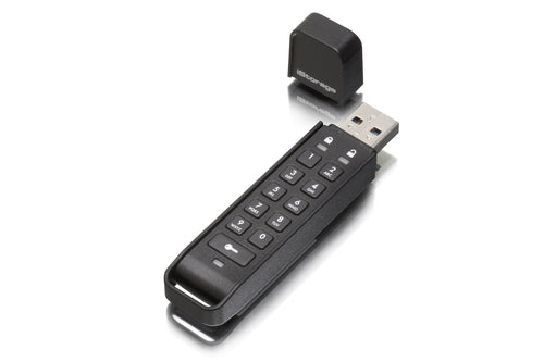 iStorage datAshur Personal² 64GB sicherer USB-Stick AES-XTS-Verschlüsselung 170MB/s